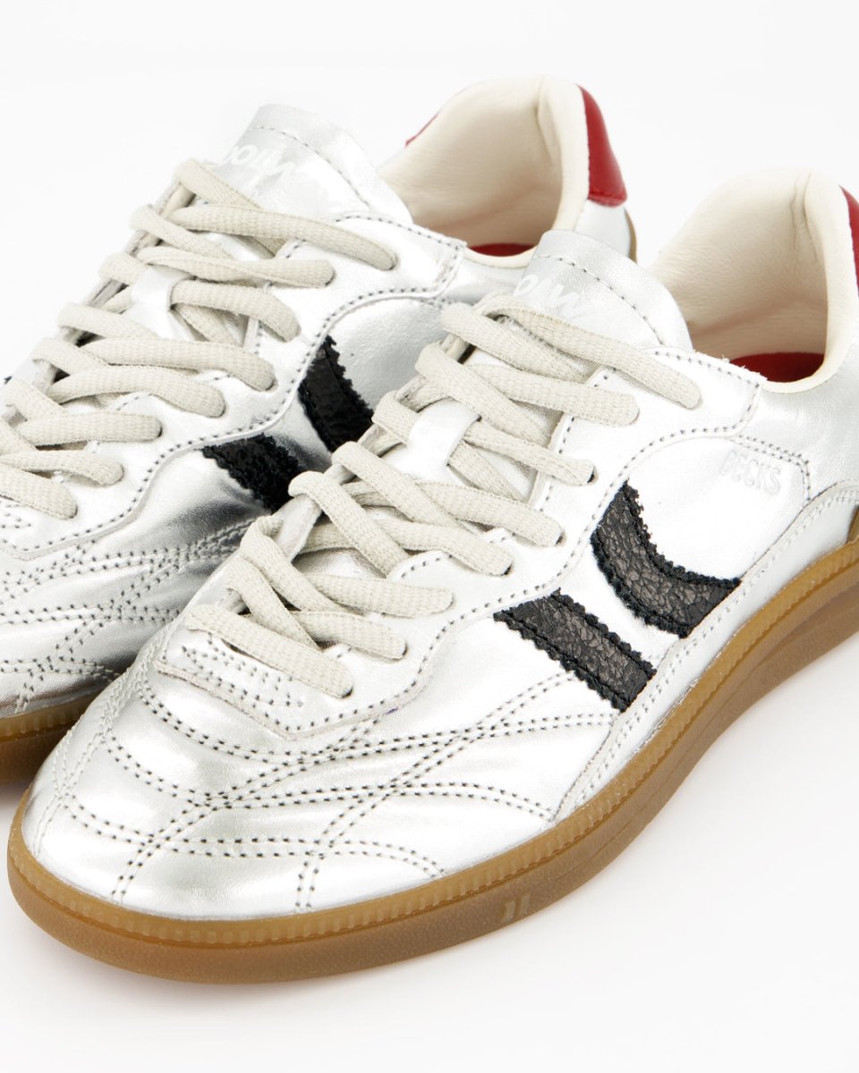 Coolway Becks Silver Flash - Leather sneakers