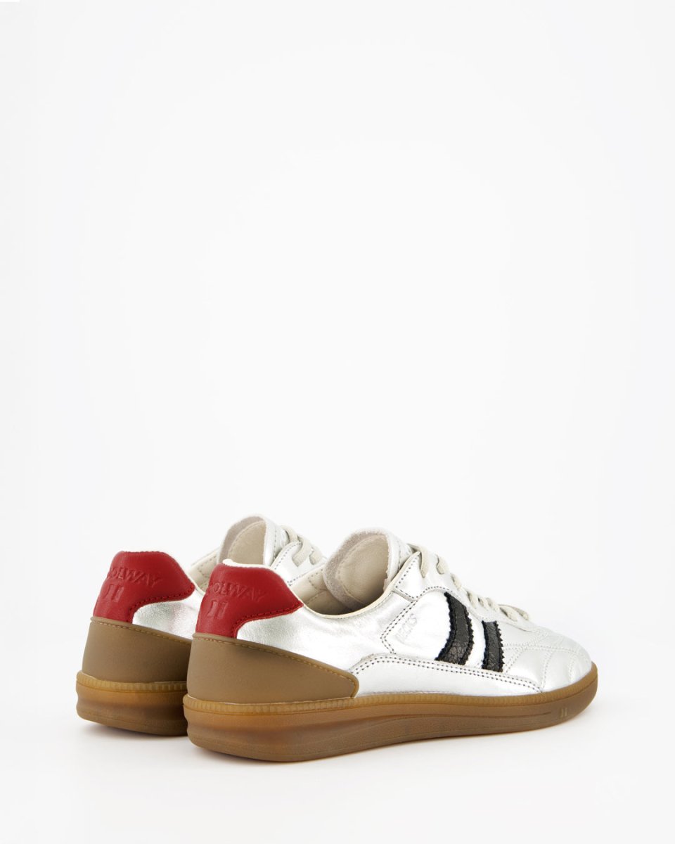 Coolway Becks Silver Flash - Leather sneakers