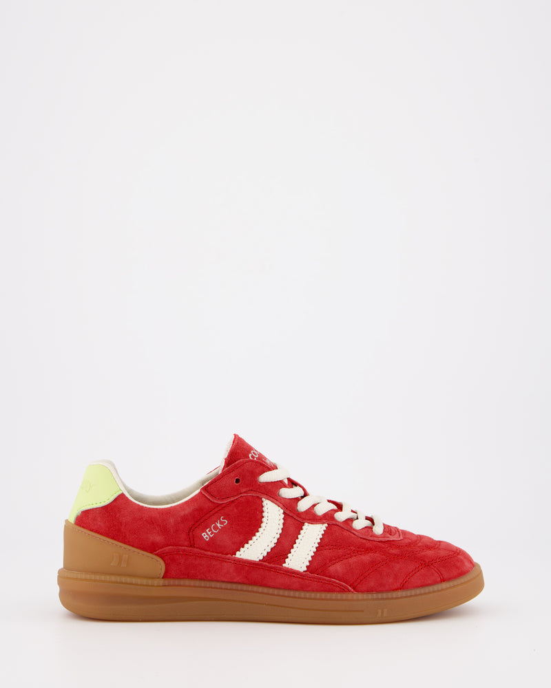 Coolway Becks X - Zapatillas de piel rojas