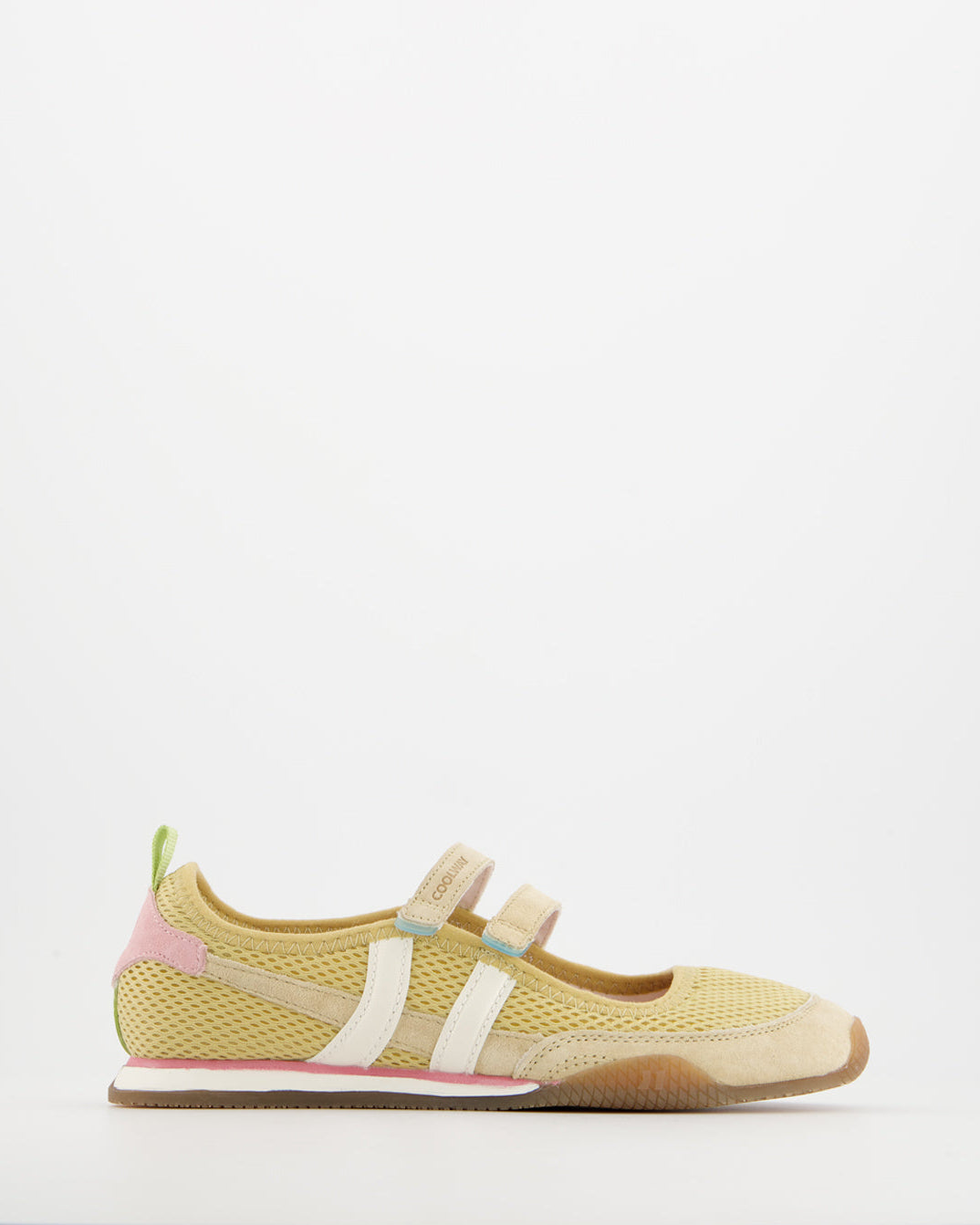 Coolway Bella Citrina - Bailarinas deportivas de ante y malla