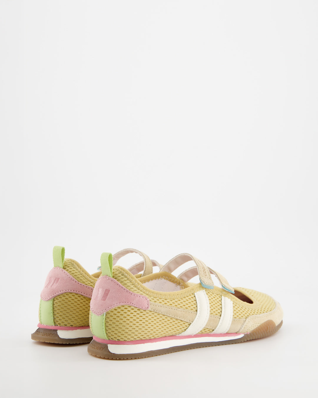 Coolway Bella Citrina - Bailarinas deportivas de ante y malla
