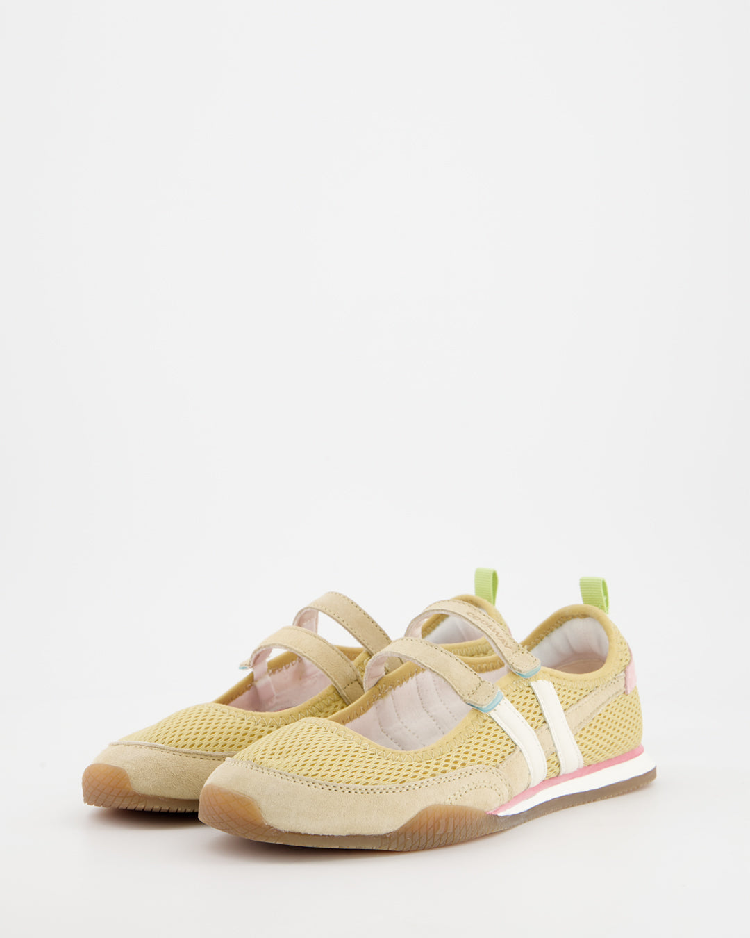 Coolway Bella Citrina - Bailarinas deportivas de ante y malla