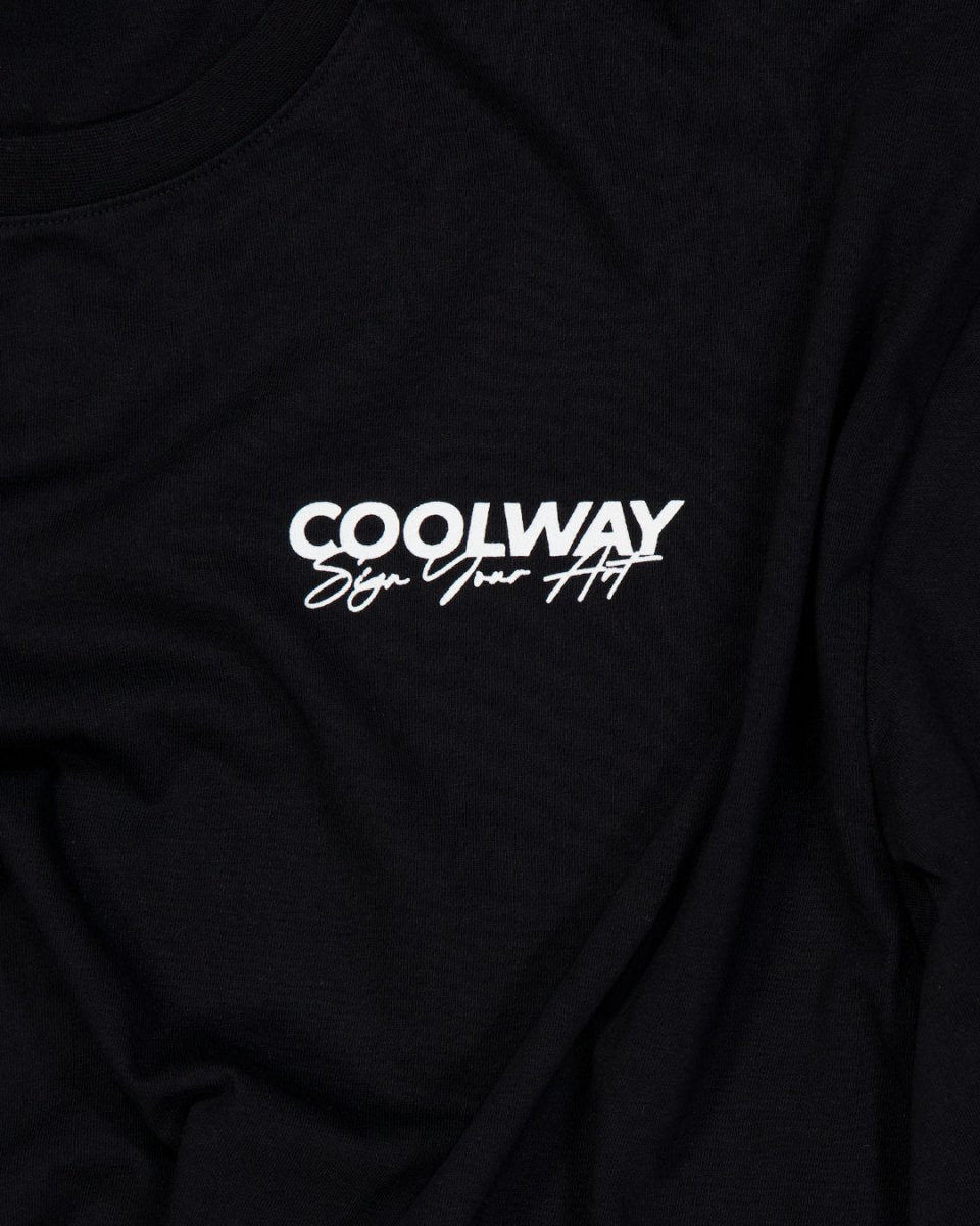 Coolway Black Double Sleeve - Camiseta doble manga