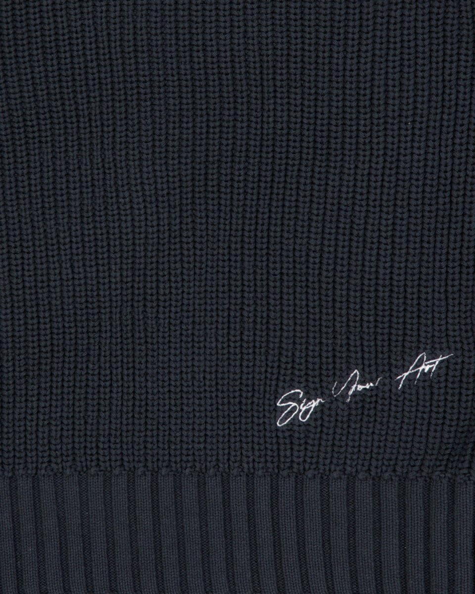 Coolway Black Knit Sweater - Jersey de manga larga en punto