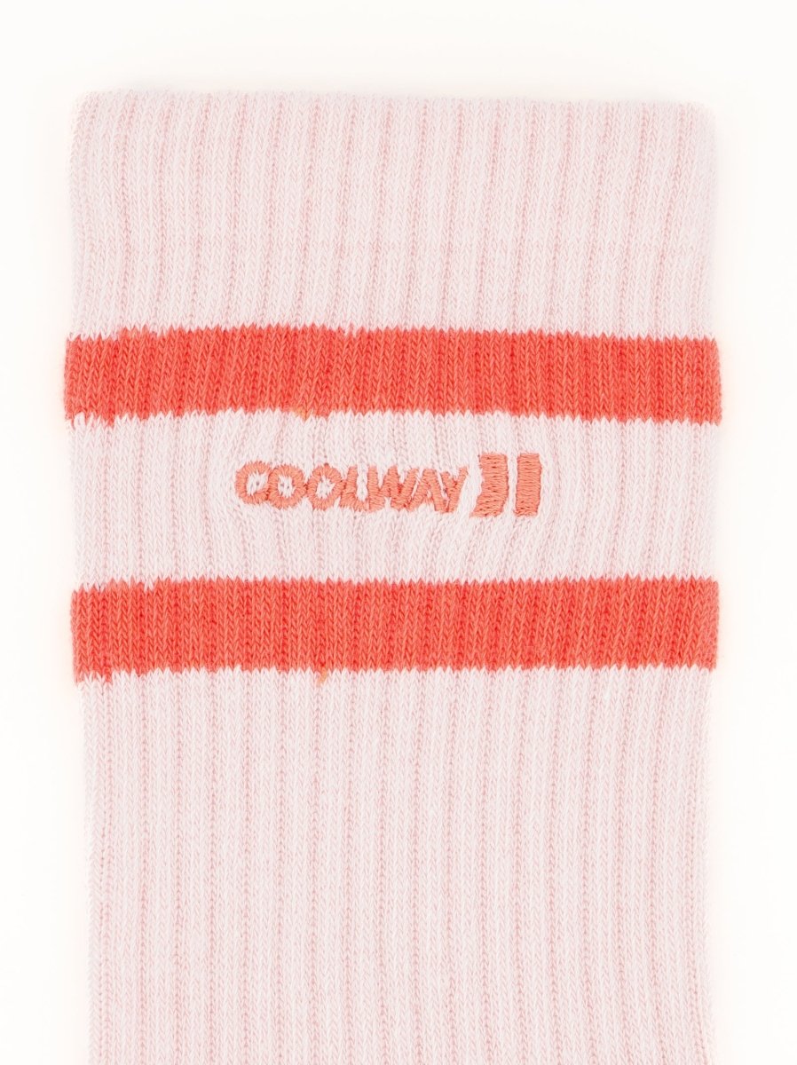 Coolway Court Pink Socks - Caldetines estilo deportivo en punto