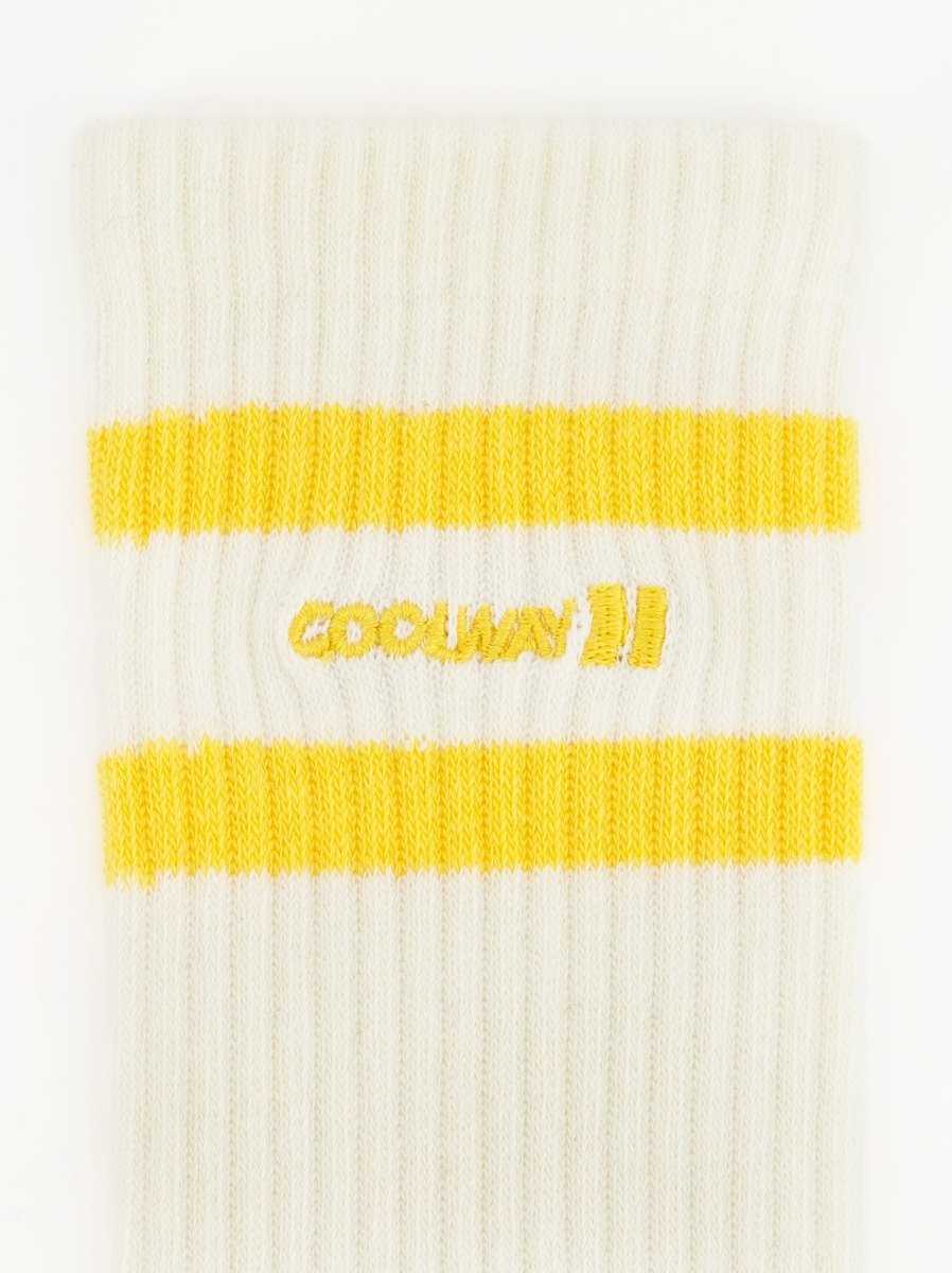 Coolway Court Yellow Socks - Caldetines estilo deportivo en punto