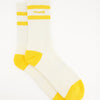 Coolway Court Yellow Socks - Caldetines estilo deportivo en punto