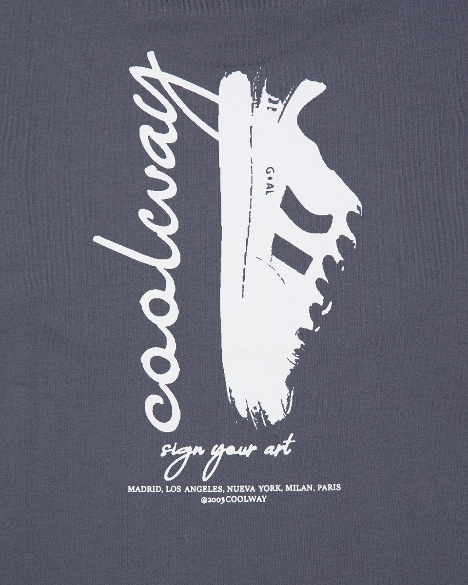 Coolway Frame Grey Long Sleeve - Camiseta de manga larga