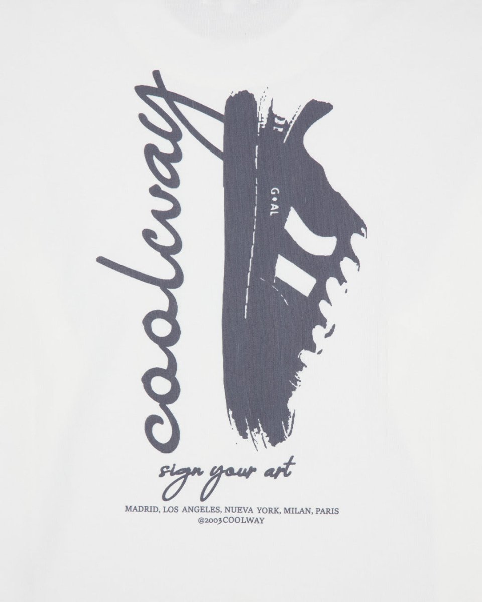 Coolway Frame White Long Sleeve - Camiseta blanca de manga larga