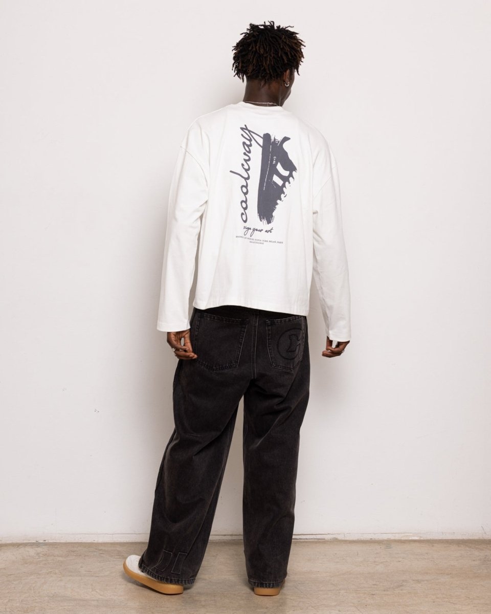 Coolway Frame White Long Sleeve - Camiseta blanca de manga larga