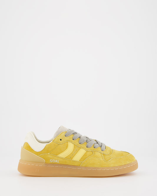 Coolway Goal - Zapatillas de piel amarillas