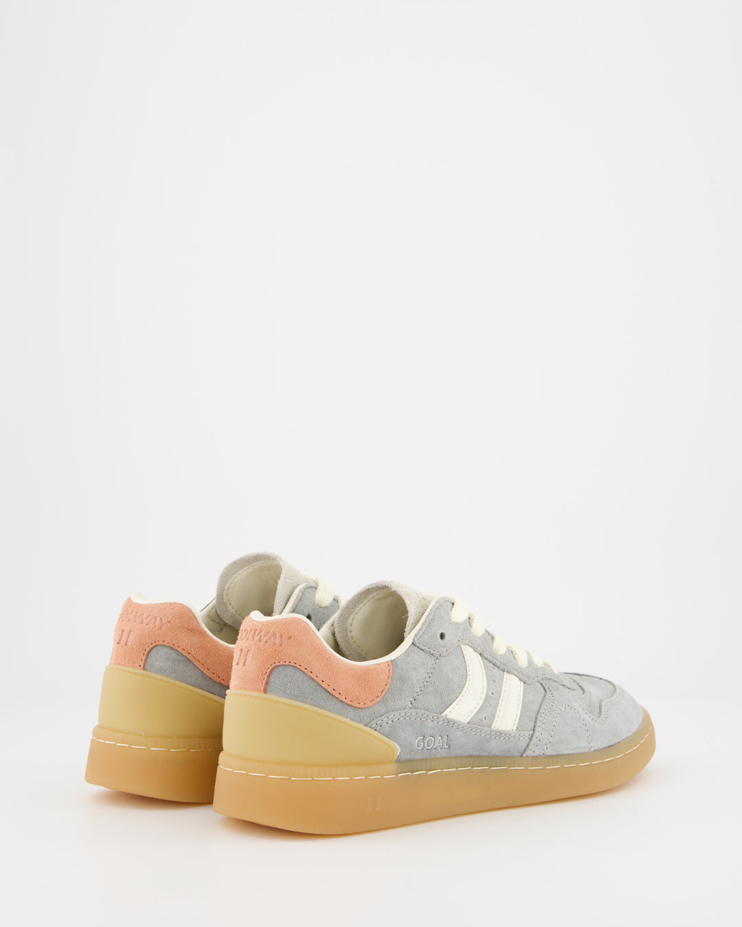 Coolway Goal - Zapatillas de piel azul grisáceo