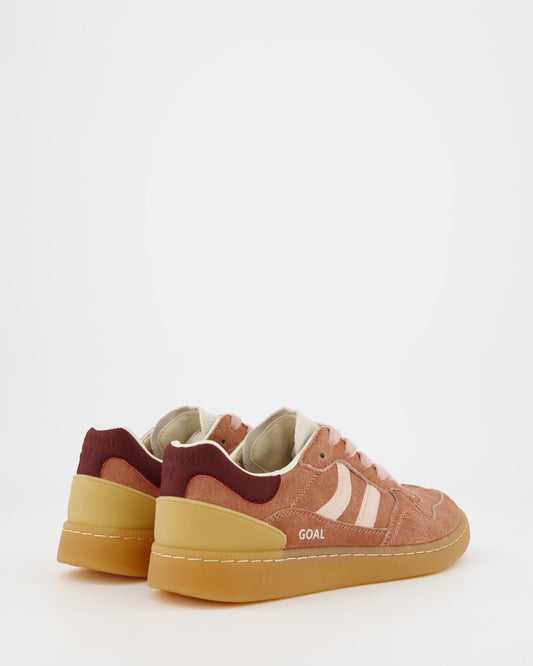 Coolway Goal - Zapatillas de piel rojo claro