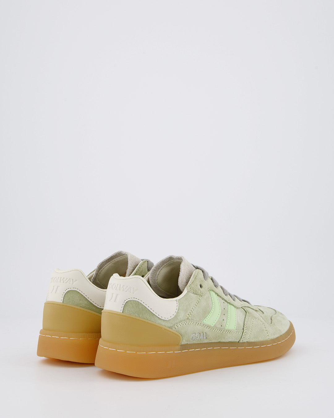 Coolway Goal - Zapatillas de piel verdes