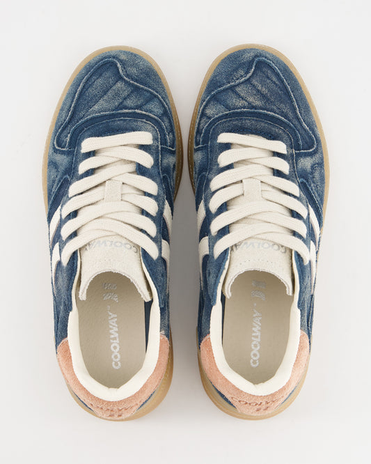 Coolway Goal Blue Royal - Zapatillas deportivas de ante
