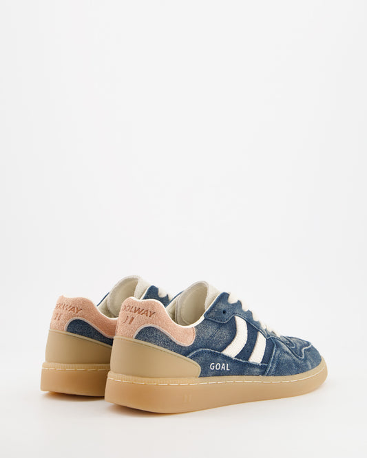 Coolway Goal Blue Royal - Zapatillas deportivas de ante