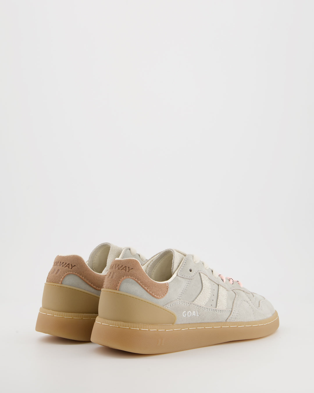 Coolway Goal Grey Sky - Suede sneakers