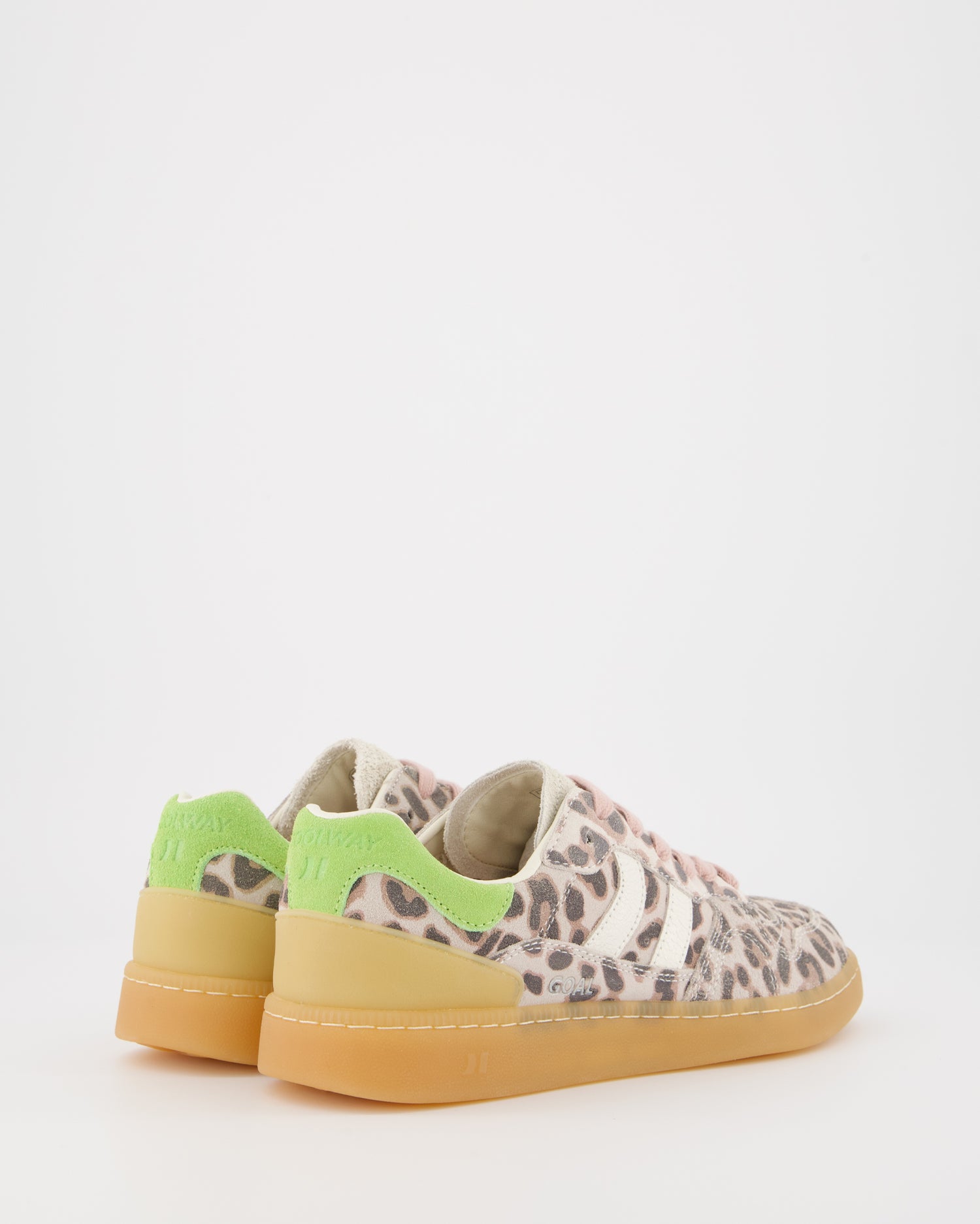 Coolway Goal Leo - Zapatillas de piel con animal print
