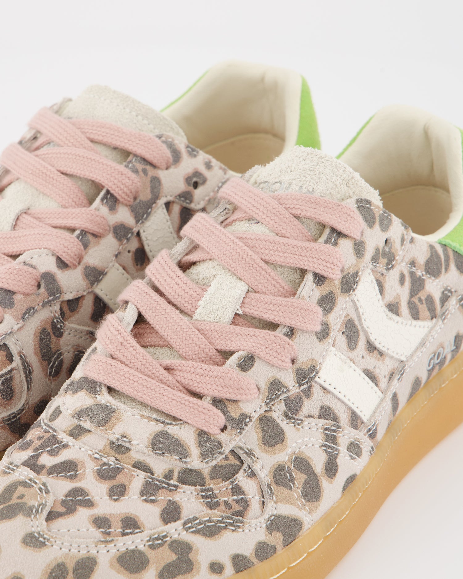 Coolway Goal Leo - Zapatillas de piel con animal print