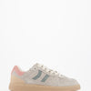 Coolway Goal Soft Grey - Leather sneakers