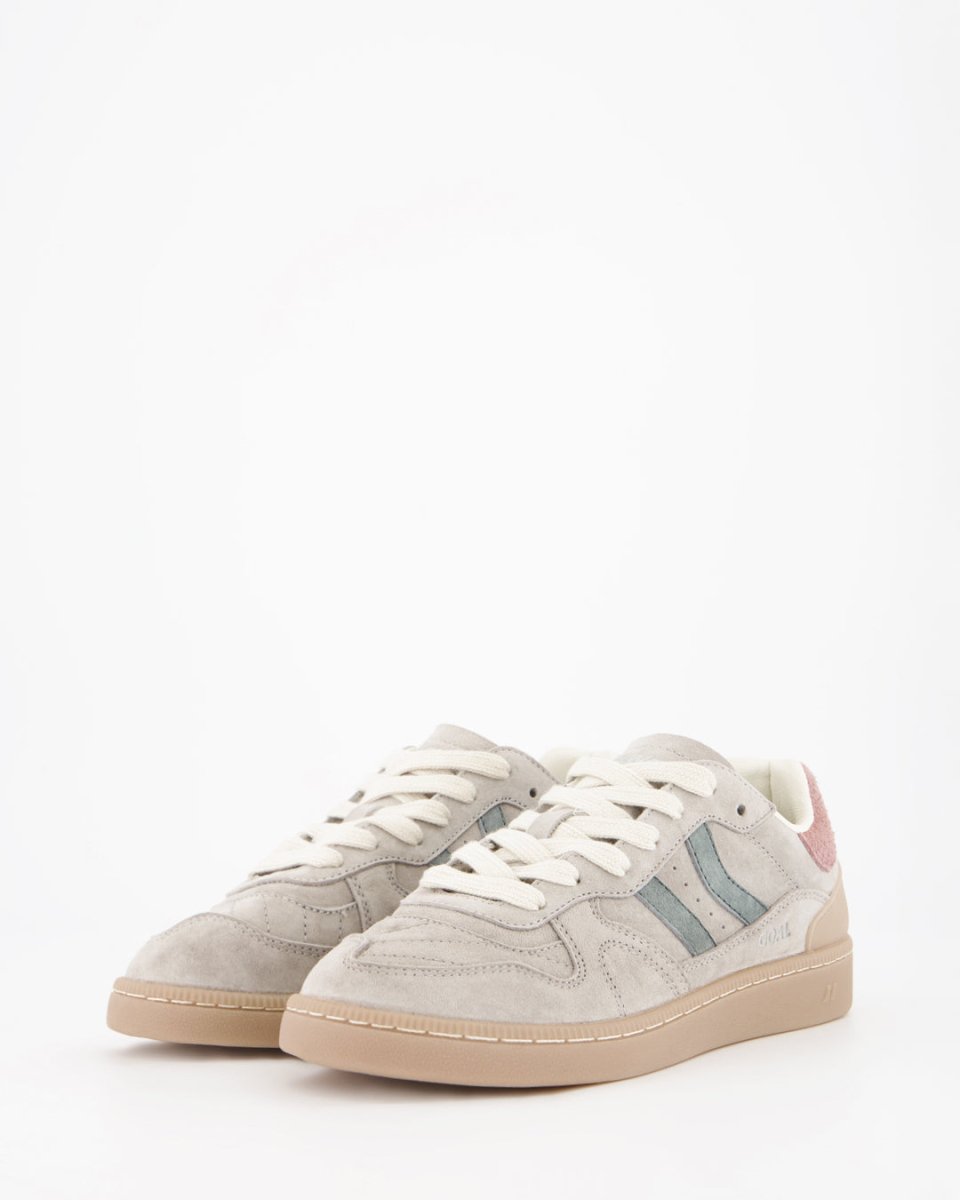 Coolway Goal Soft Grey - Leather sneakers