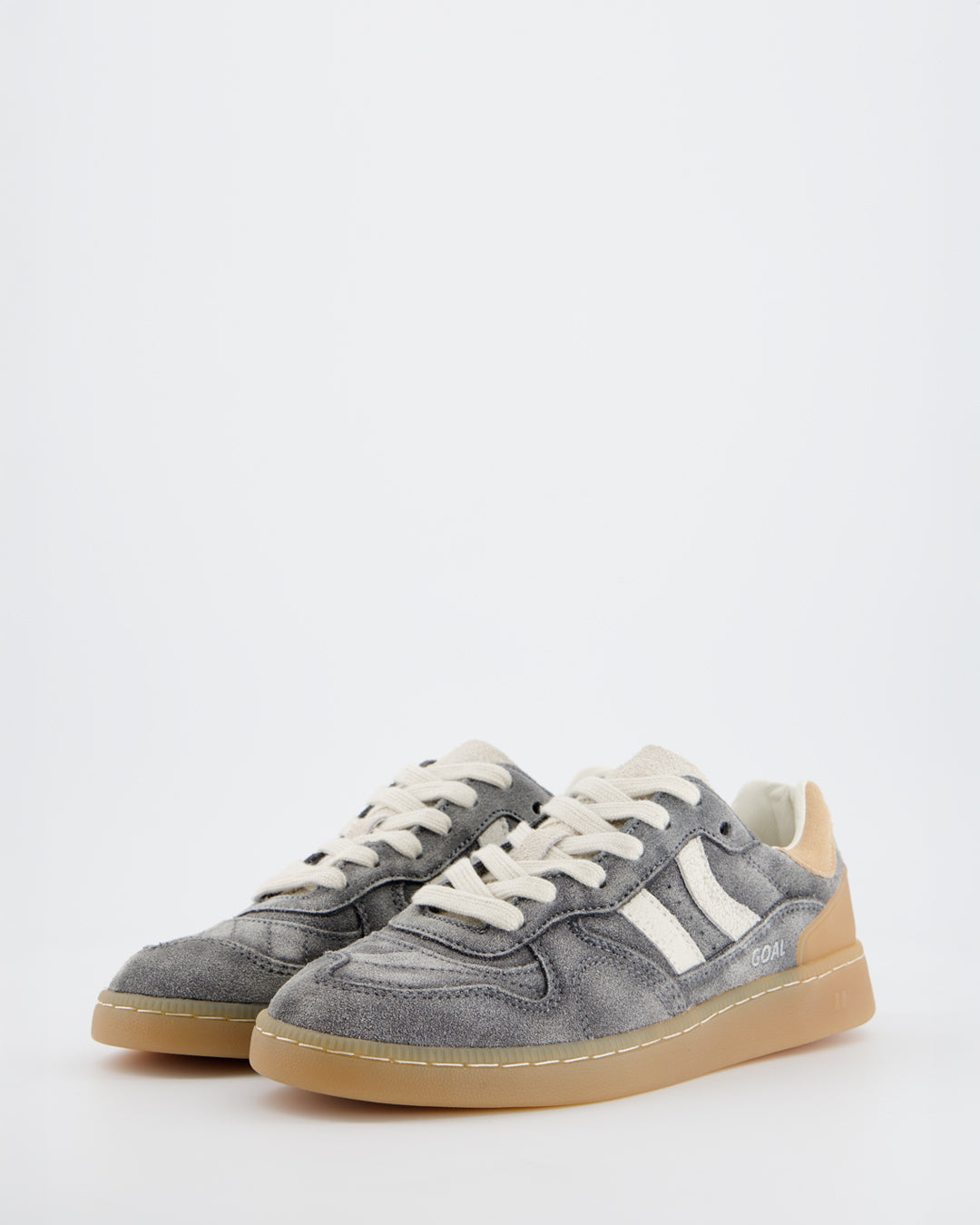 Coolway Goal Stone Grey - Suede sneakers