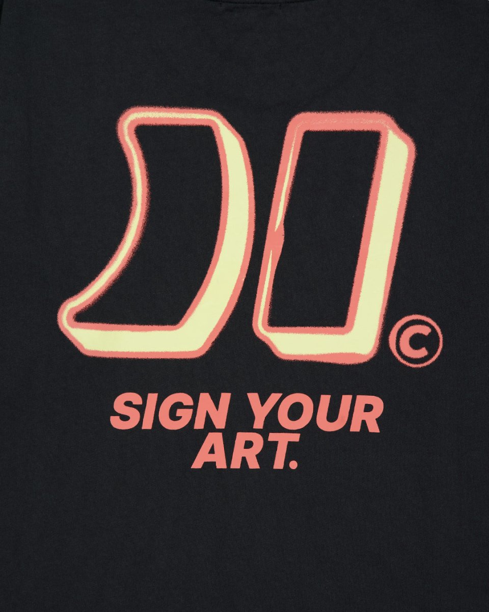 Coolway Iconic Black T-Shirt - Camiseta de manga corta