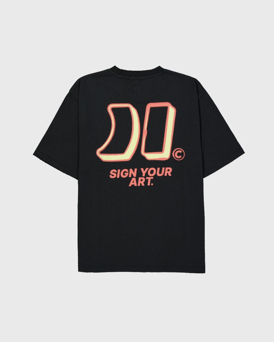 Coolway Iconic Black T-Shirt - Camiseta de manga corta