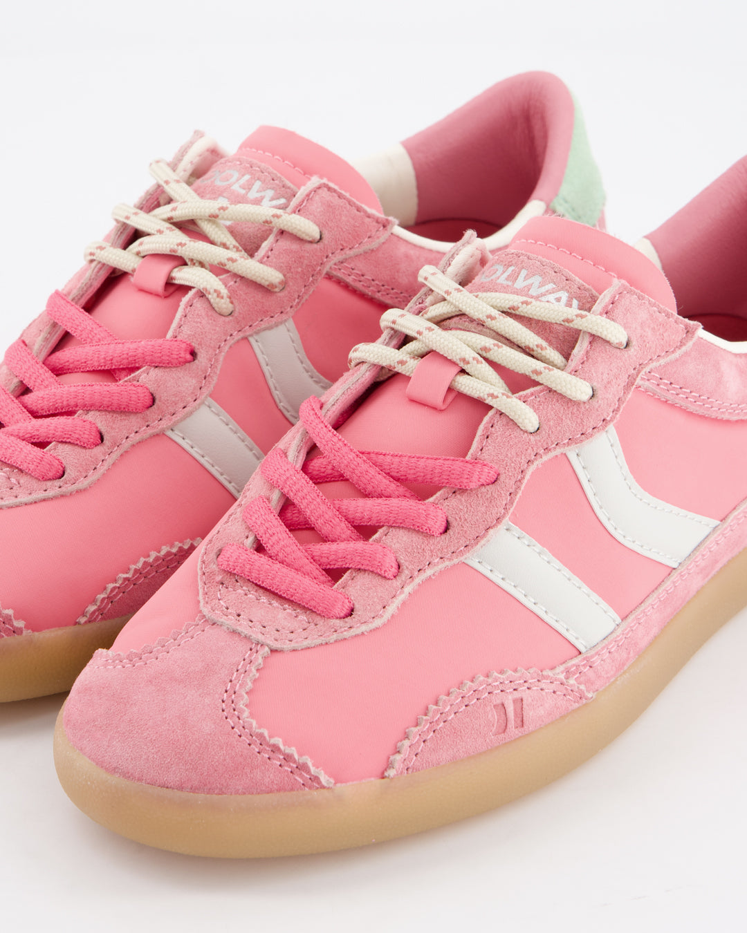 Coolway Kizuna Flamingo Blush - Suede and Nylon Sneakers – Ulanka