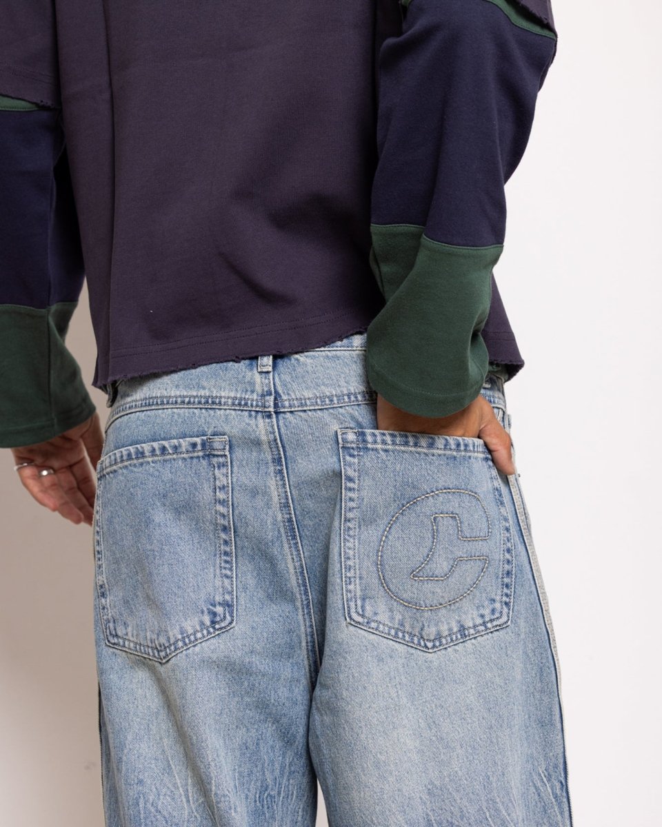 Coolway Loose Navy Jeans - Vaqueros de corte relajado