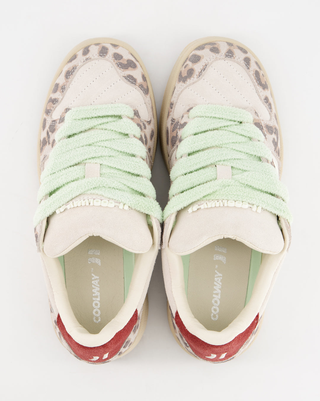 Coolway Moka Leo - Zapatillas skater de ante animal print