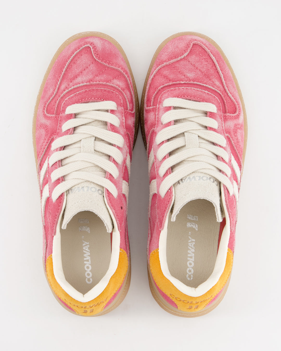 Coolway Peach Blaze - Suede sneakers