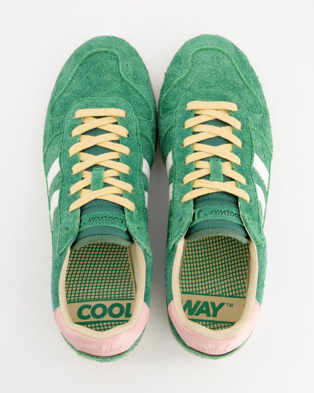 Coolway Switzer Green Grass - Suede Sneakers
