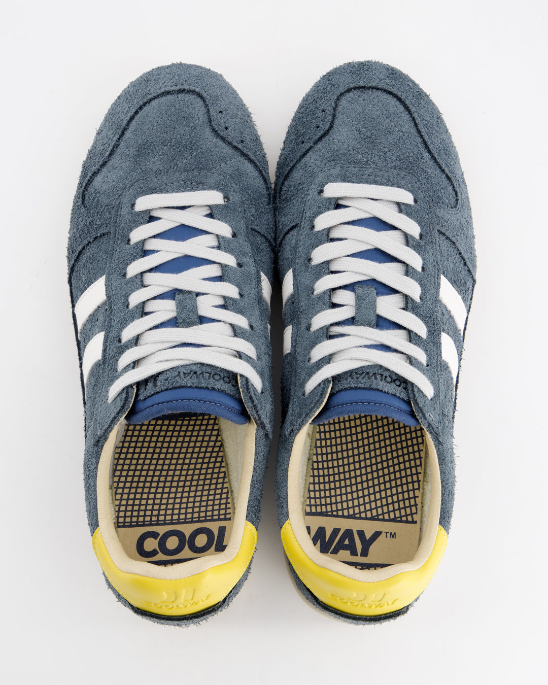 Coolway Switzer Navy Pulse - Suede Trainers