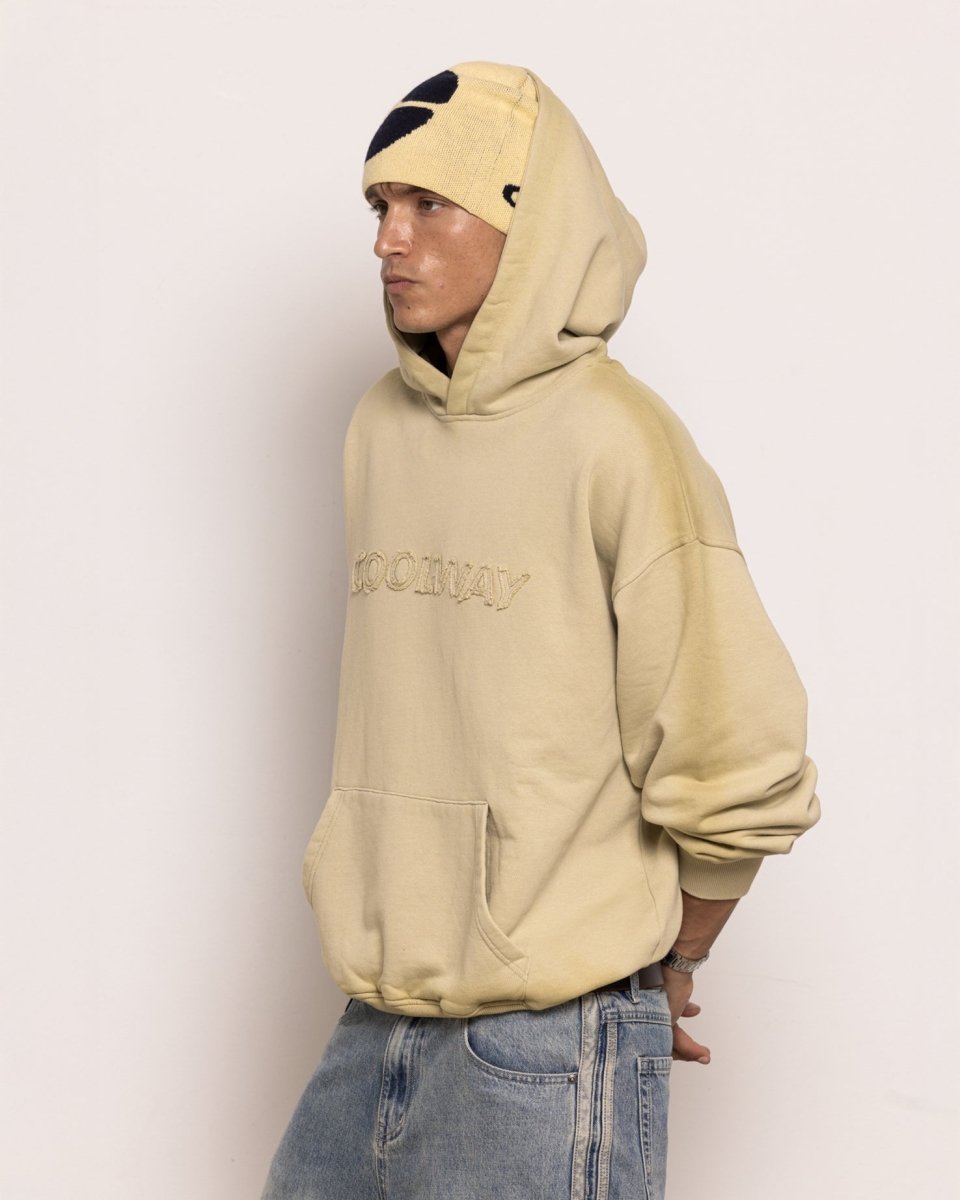 Coolway Washed Green Hoodie - Sudadera con capucha