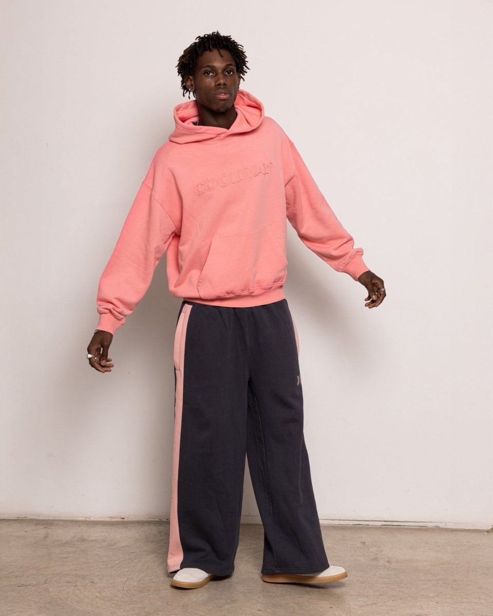 Coolway Washed Pink Hoodie - Sudadera con capucha