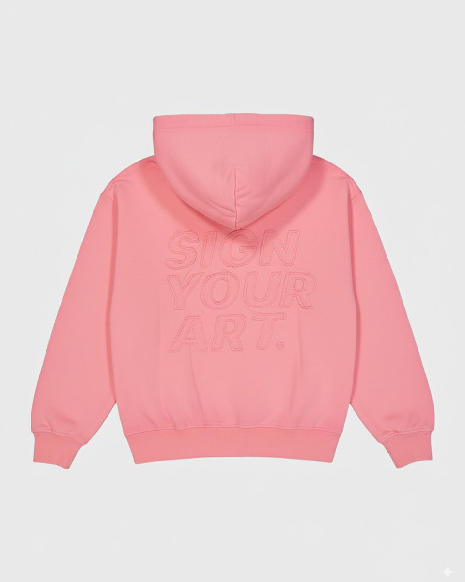 Coolway Washed Pink Hoodie - Sudadera con capucha
