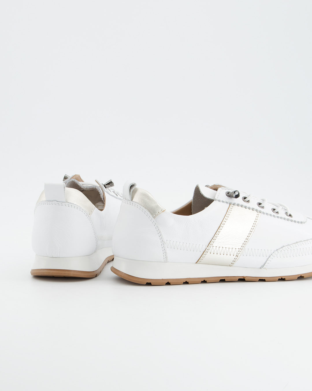 Deportiva De Piel Blanca - Sun