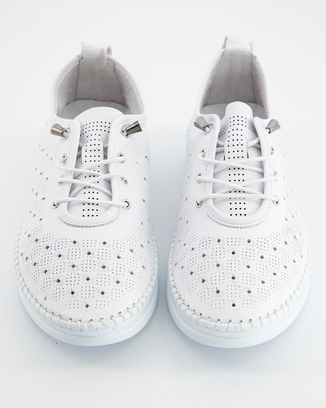 Deportivas de Piel Blanca