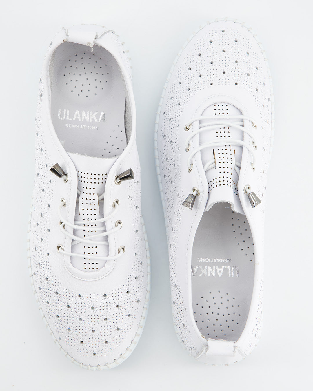 Deportivas de Piel Blanca