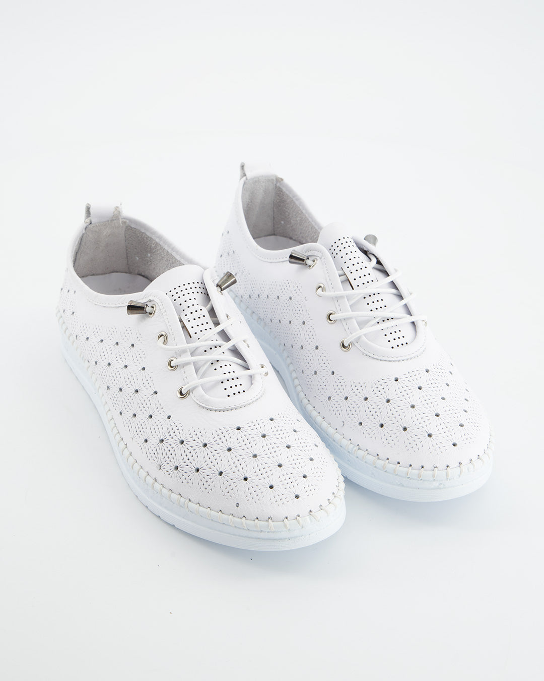 Deportivas de Piel Blanca