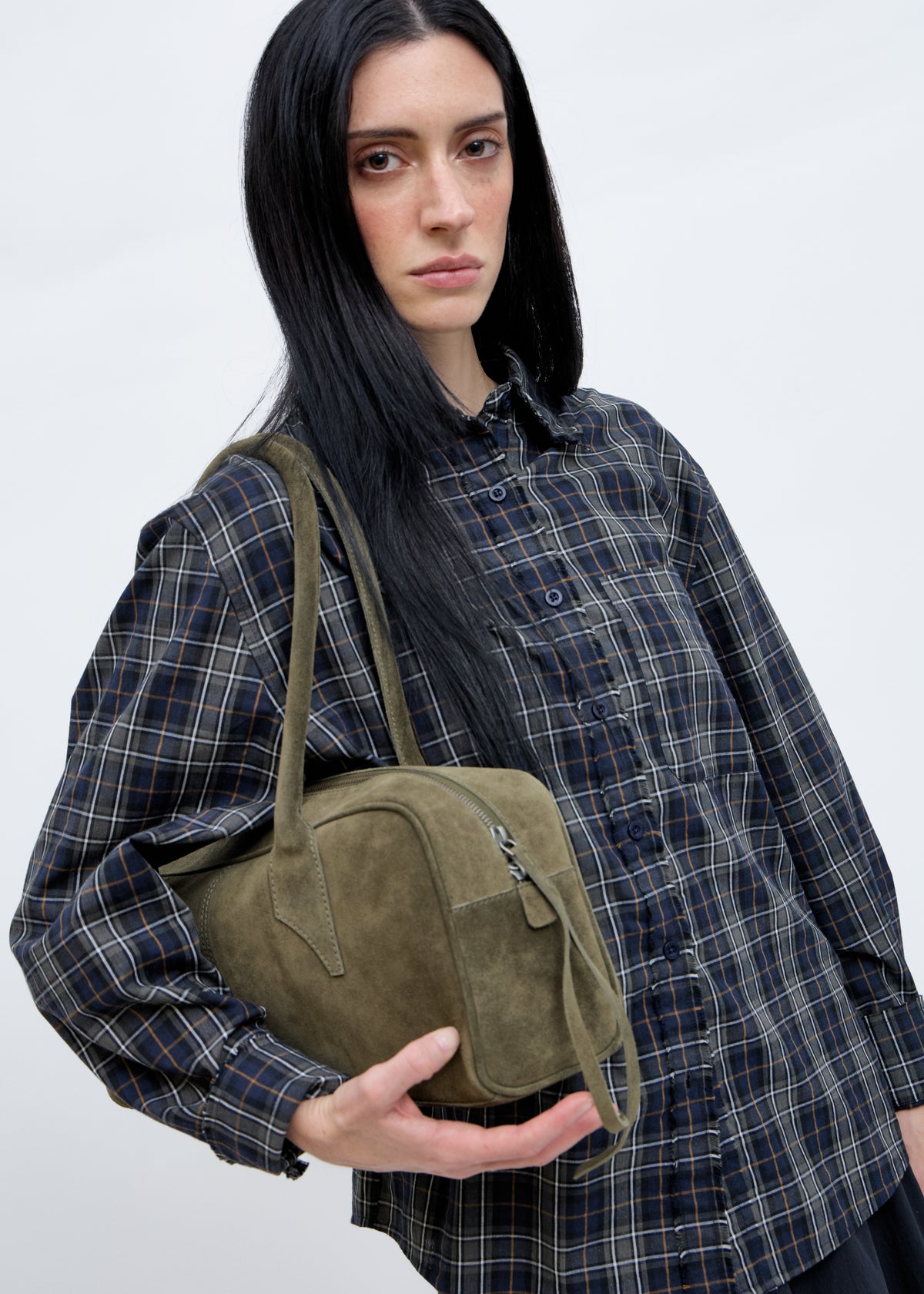 Camisa a cuadros relaxed fit - Aby