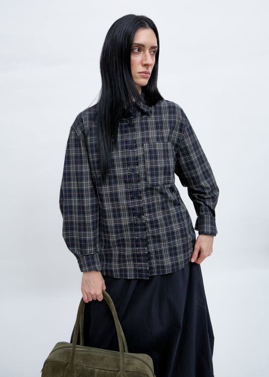 Camisa a cuadros relaxed fit - Aby