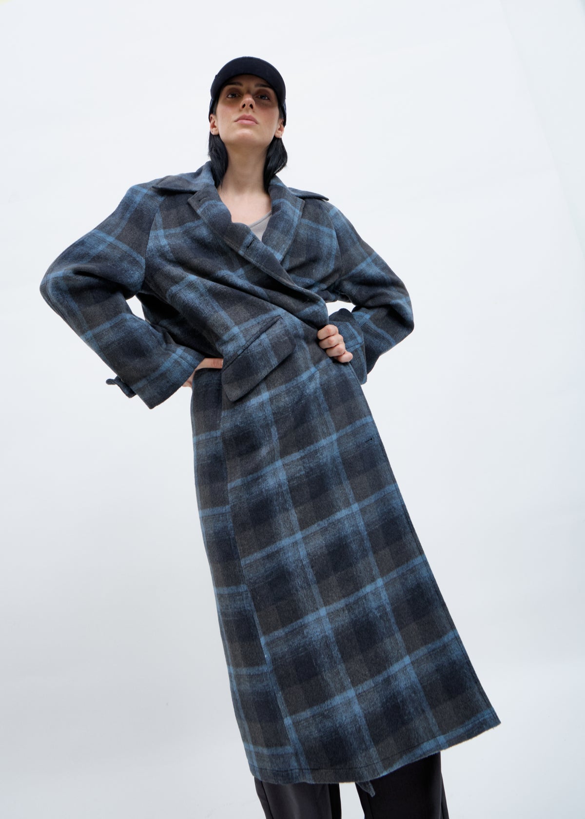Long tartan coat - Orsa