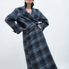 Long tartan coat - Orsa