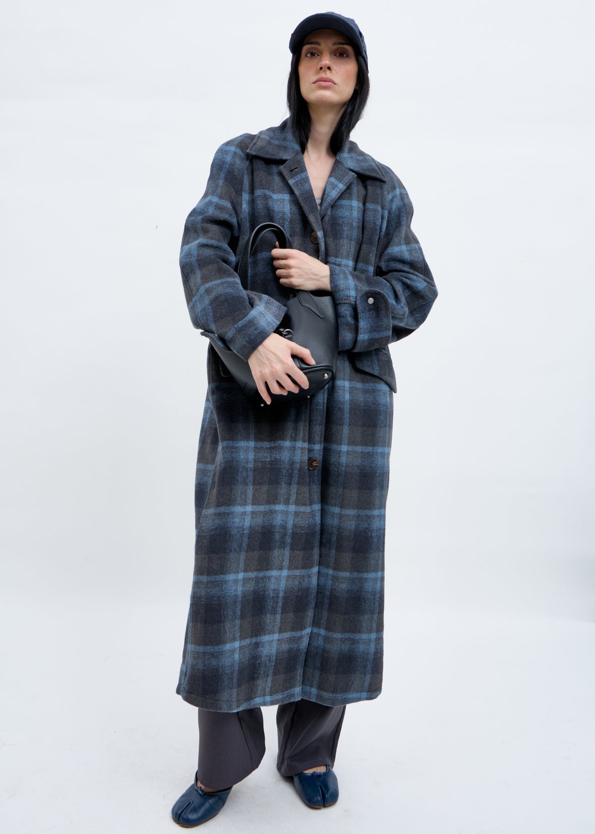Long tartan coat - Orsa