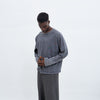 Grey Washed-Effect T-Shirt - Chuck