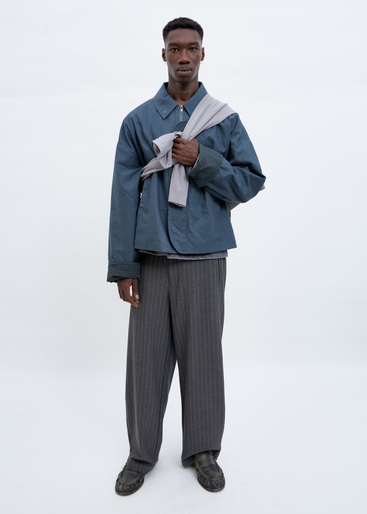 Chaqueta azul marino - Oruga