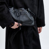 Black leather bag - Pomelie