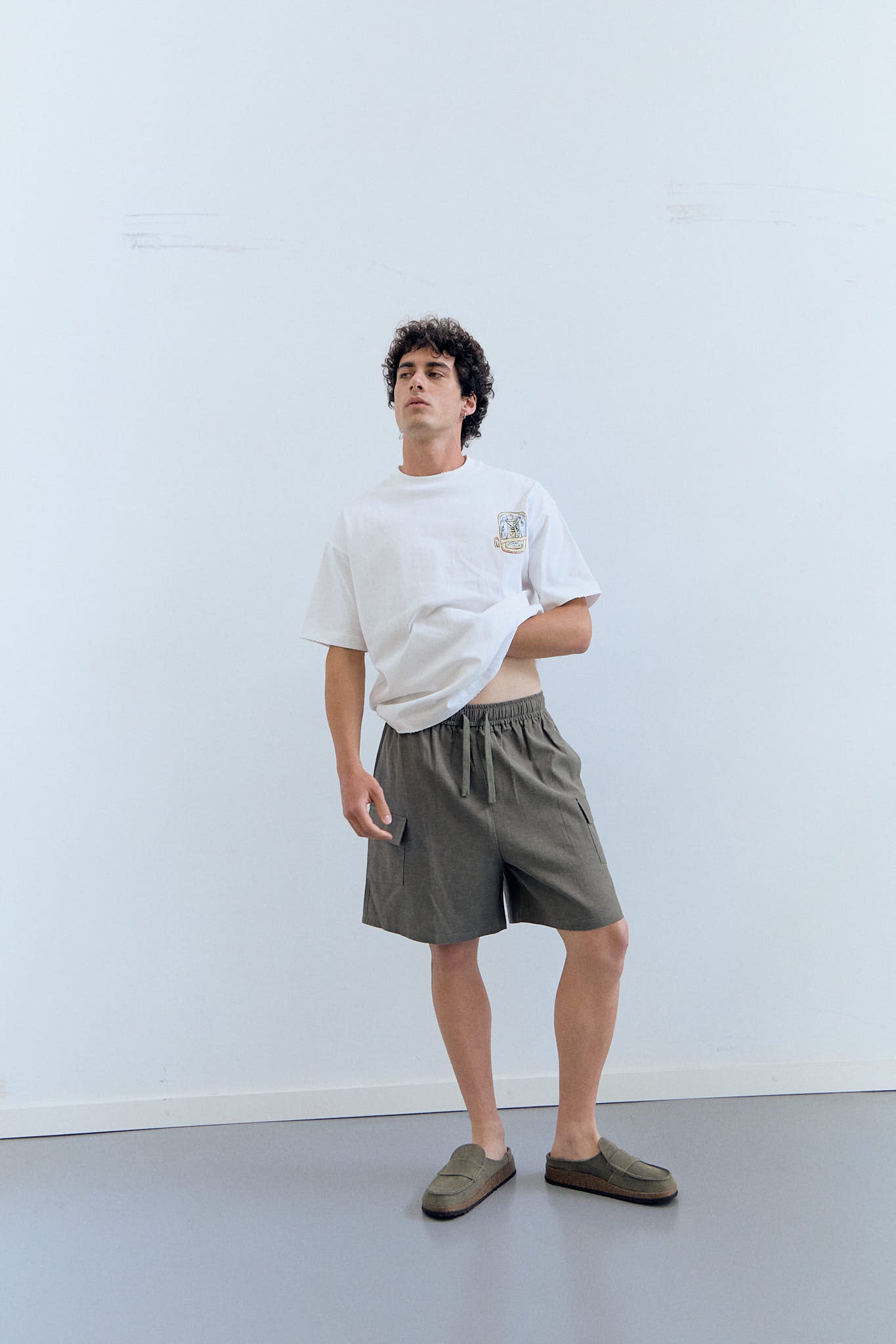 Short cargo con cintura elástica - Quinto